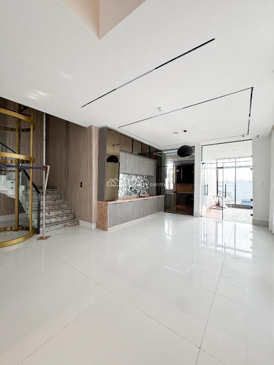 Contemporary 5 Bedroom Detached Duplex with Swimming Pool and Bq, Chevron, Lekki, Lagos, Detached Duplex for Sale