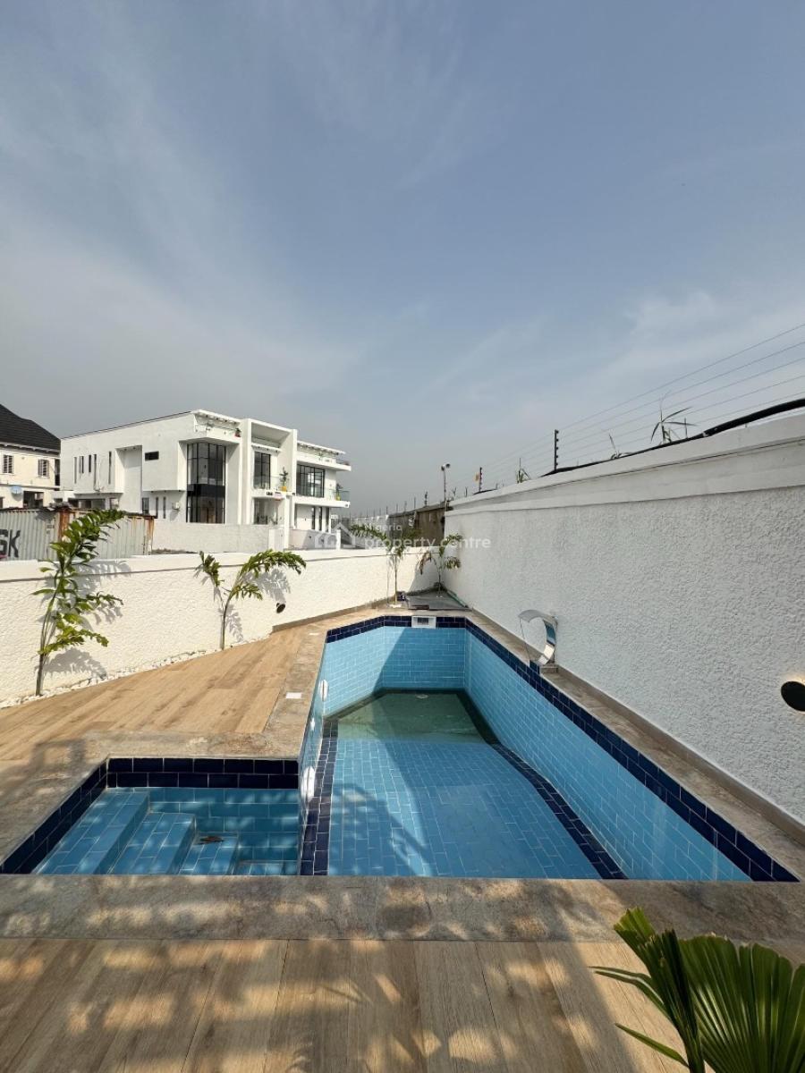Contemporary 5 Bedroom Detached Duplex with Swimming Pool and Bq, Chevron, Lekki, Lagos, Detached Duplex for Sale