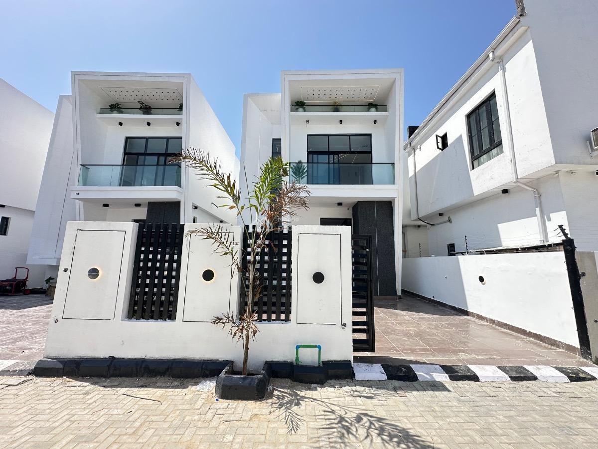 Vibrant 5 Bedroom Detached Duplex with Swimming Pool & Bq, Chevron Tollgate, Lekki, Lagos, Detached Duplex for Sale
