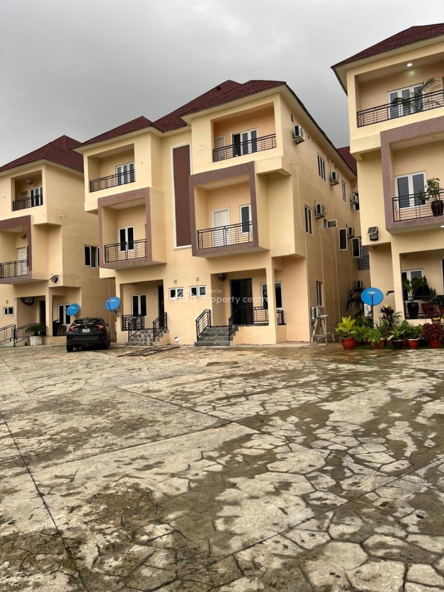 Beautiful 4 Bedroom Serviced Spacious Terraced Duplex, Bq, Wifi, Ac, Katampe (main), Katampe, Abuja, Terraced Duplex for Rent