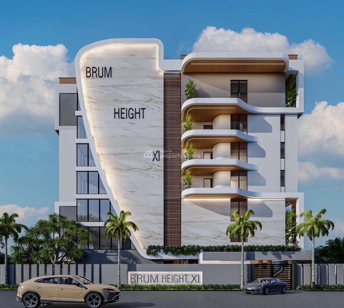 Brum Height 11 Offplan 3 Bedroom Apartment with a Bq, a Gym and Pool, Lekki Phase 1, Lekki Phase 1, Lekki, Lagos, Flat / Apartment for Sale