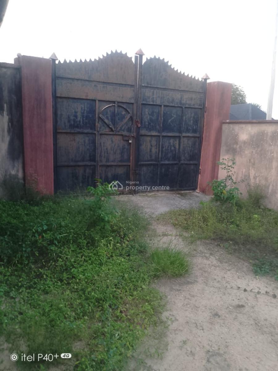 Distress Property Fenced &gated 2bedroom Bungalowwith a Shop in Front, Oke-afa,obele  Road ,magbon ,badagry Express Way,lagos ,nigeria, Magbon, Badagry, Lagos, Detached Bungalow for Sale