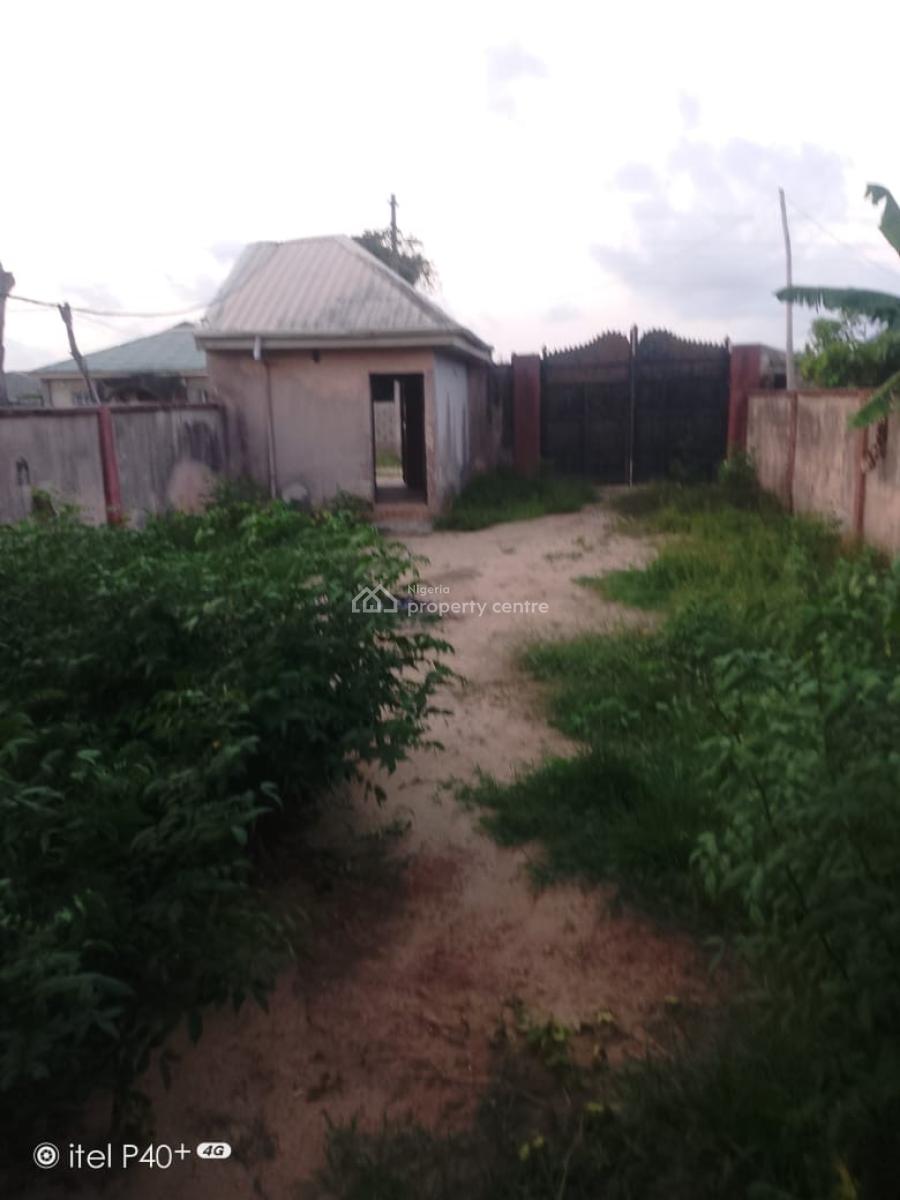 Distress Property Fenced &gated 2bedroom Bungalowwith a Shop in Front, Oke-afa,obele  Road ,magbon ,badagry Express Way,lagos ,nigeria, Magbon, Badagry, Lagos, Detached Bungalow for Sale