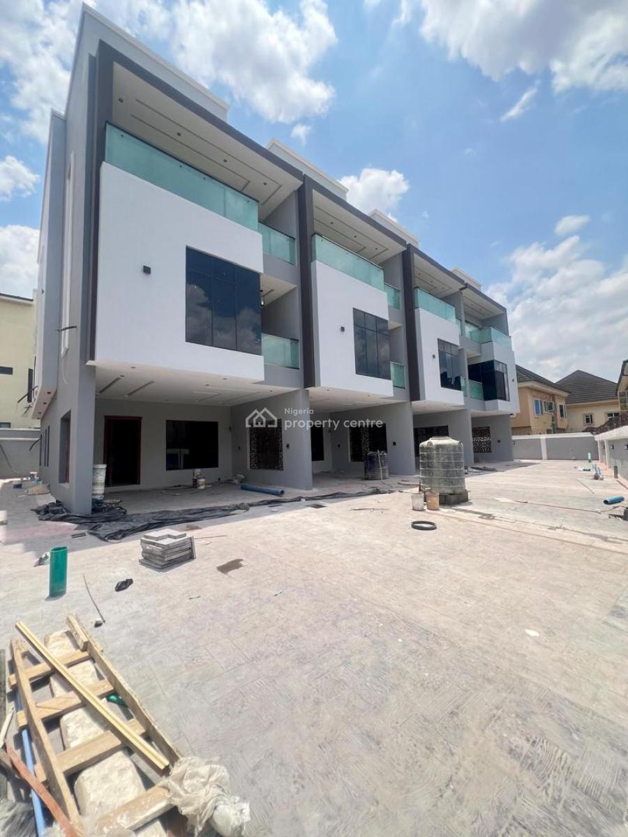 Newly Built 4 Bedrooms Terraced Duplex House + Bq, Omole Phase 2, Ikeja, Lagos, Terraced Duplex for Sale