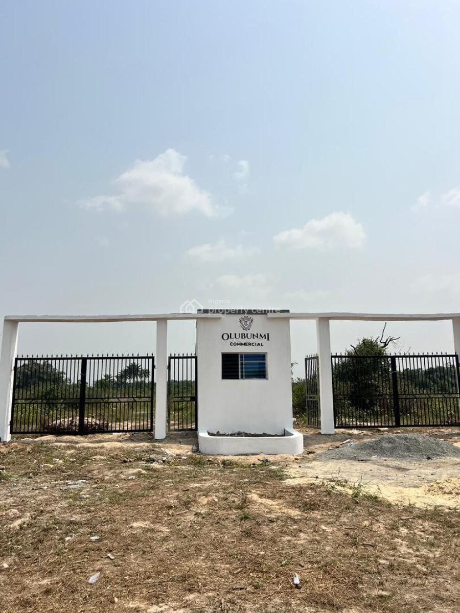 Epe-ikorodu Commercial Land From 5m --- High Roi Location, Olubunmi Commercial, Idowa, Epe, Lagos, Mixed-use Land for Sale