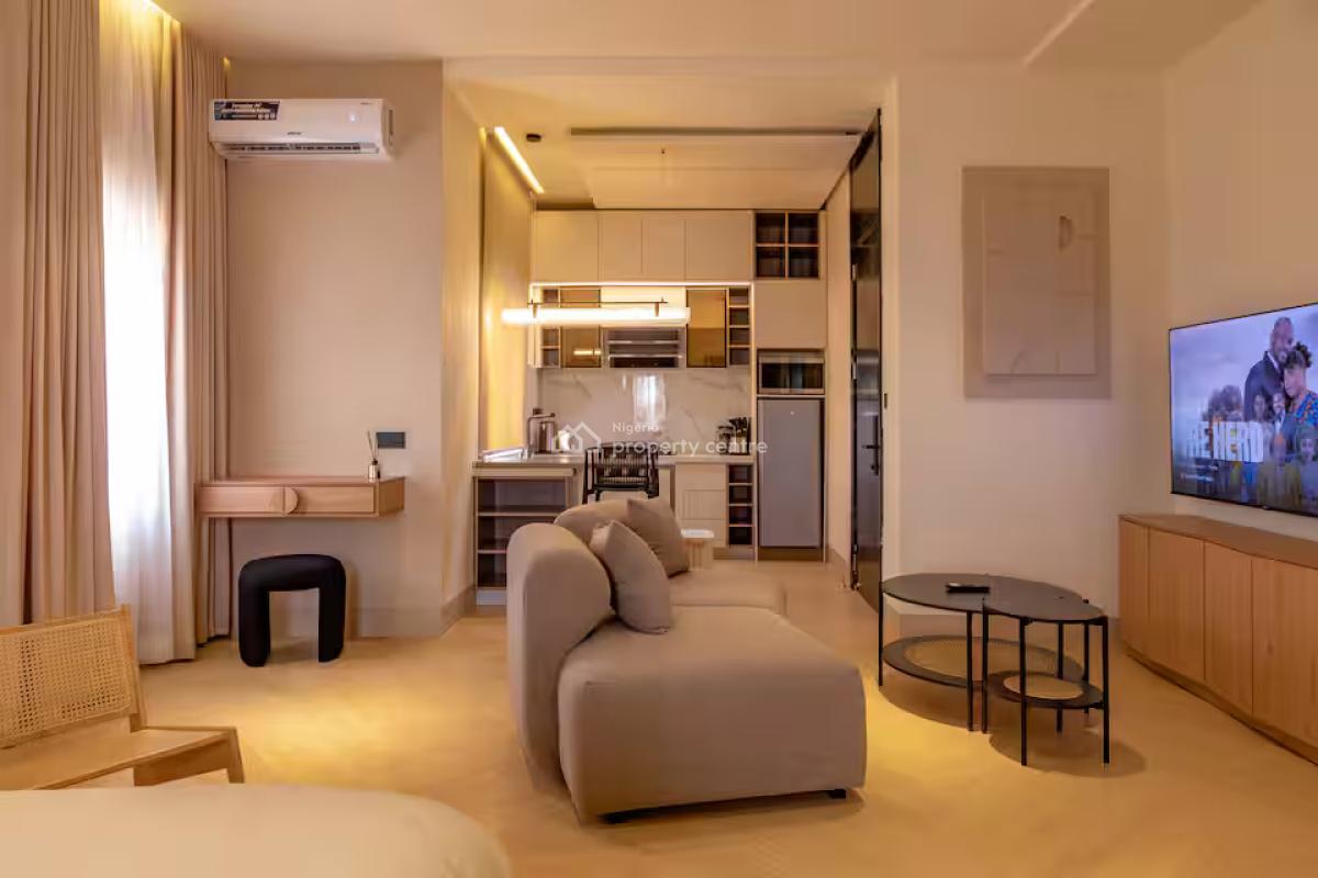 Chalkhomes The Blanc Room 103 - Studio Apartment with Bath Tub, Asokoro District, Abuja, Flat / Apartment Short Let
