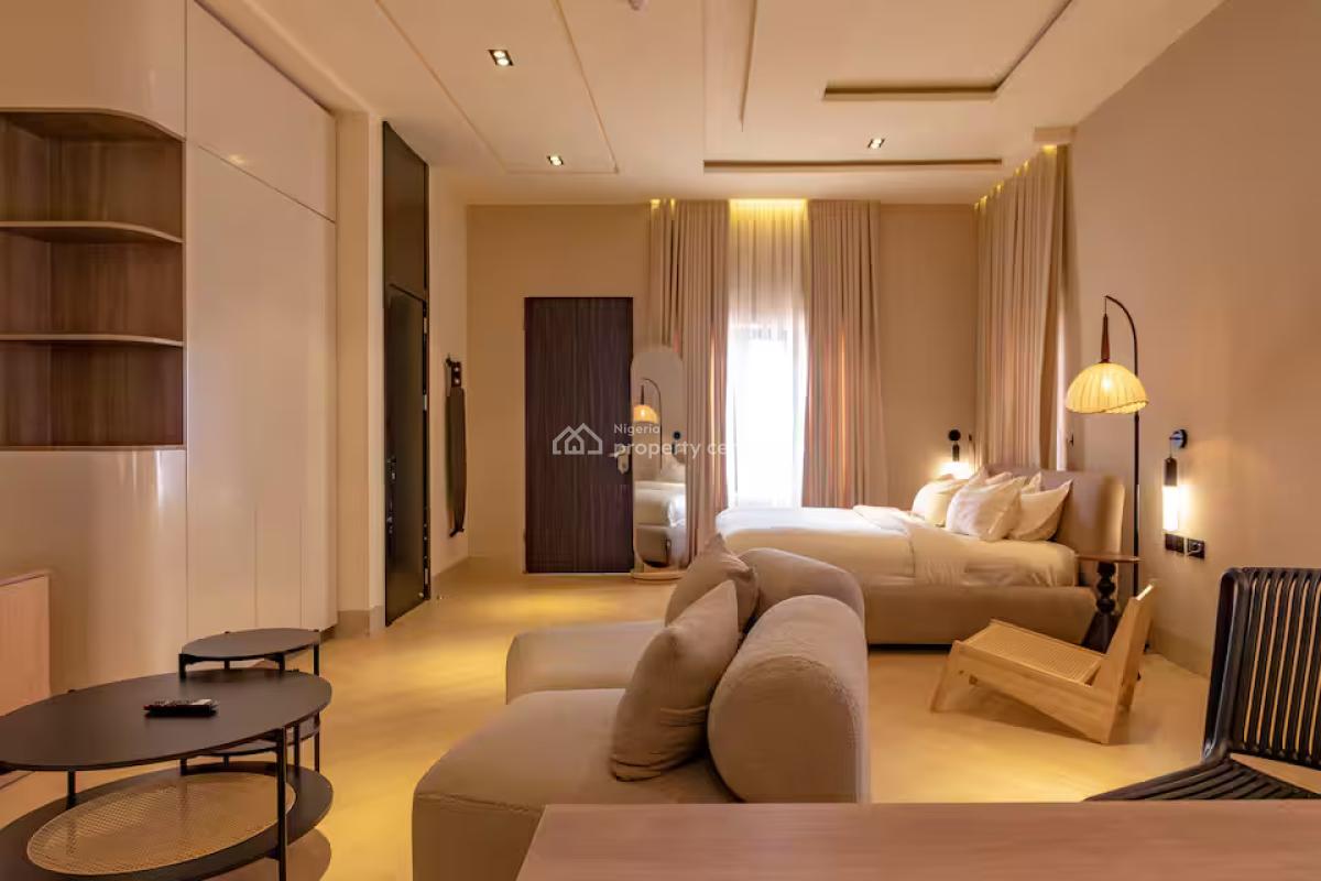 Chalkhomes The Blanc Room 103 - Studio Apartment with Bath Tub, Asokoro District, Abuja, Flat / Apartment Short Let