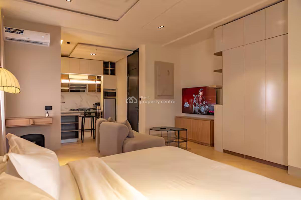 Chalkhomes The Blanc Room 103 - Studio Apartment with Bath Tub, Asokoro District, Abuja, Flat / Apartment Short Let