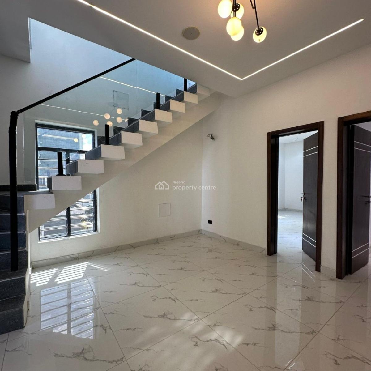 Luxurious 4 Bedroom Terrace Duplex with Bq and a Swimming Pool, Osapa, Lekki, Lagos, Terraced Duplex for Sale
