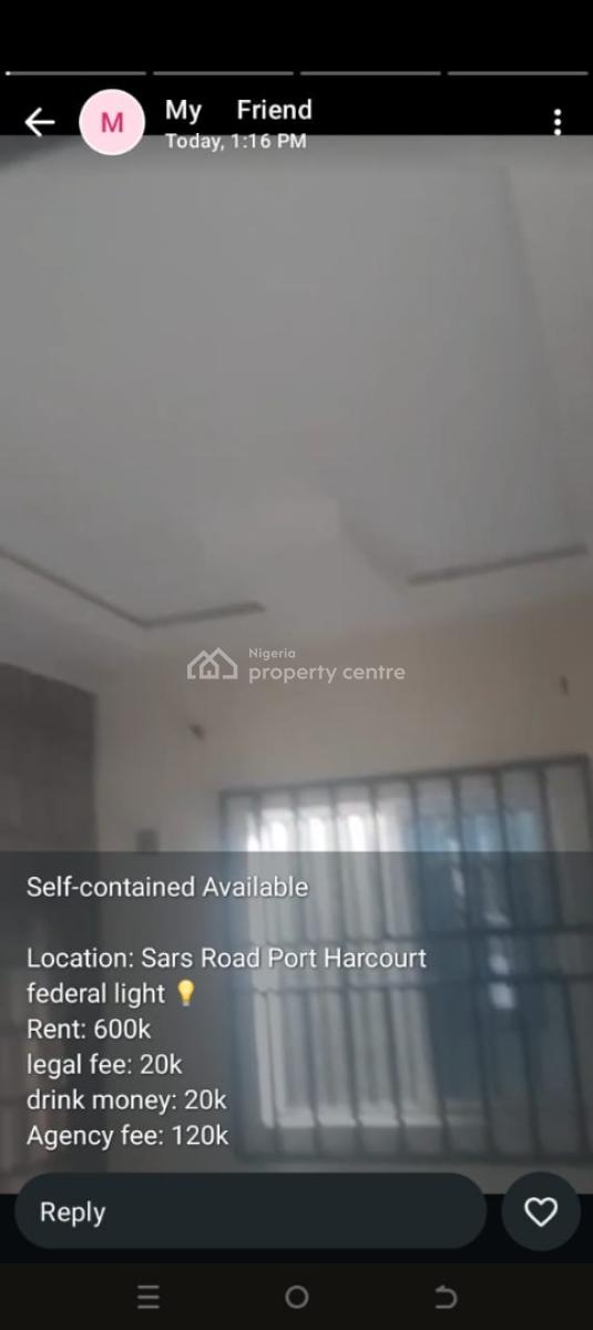 a Standard 2 Bedroom Flat with Modern Facilities, Close to Aba Road, Rumuokwurusi, Port Harcourt, Rivers, Flat / Apartment for Rent