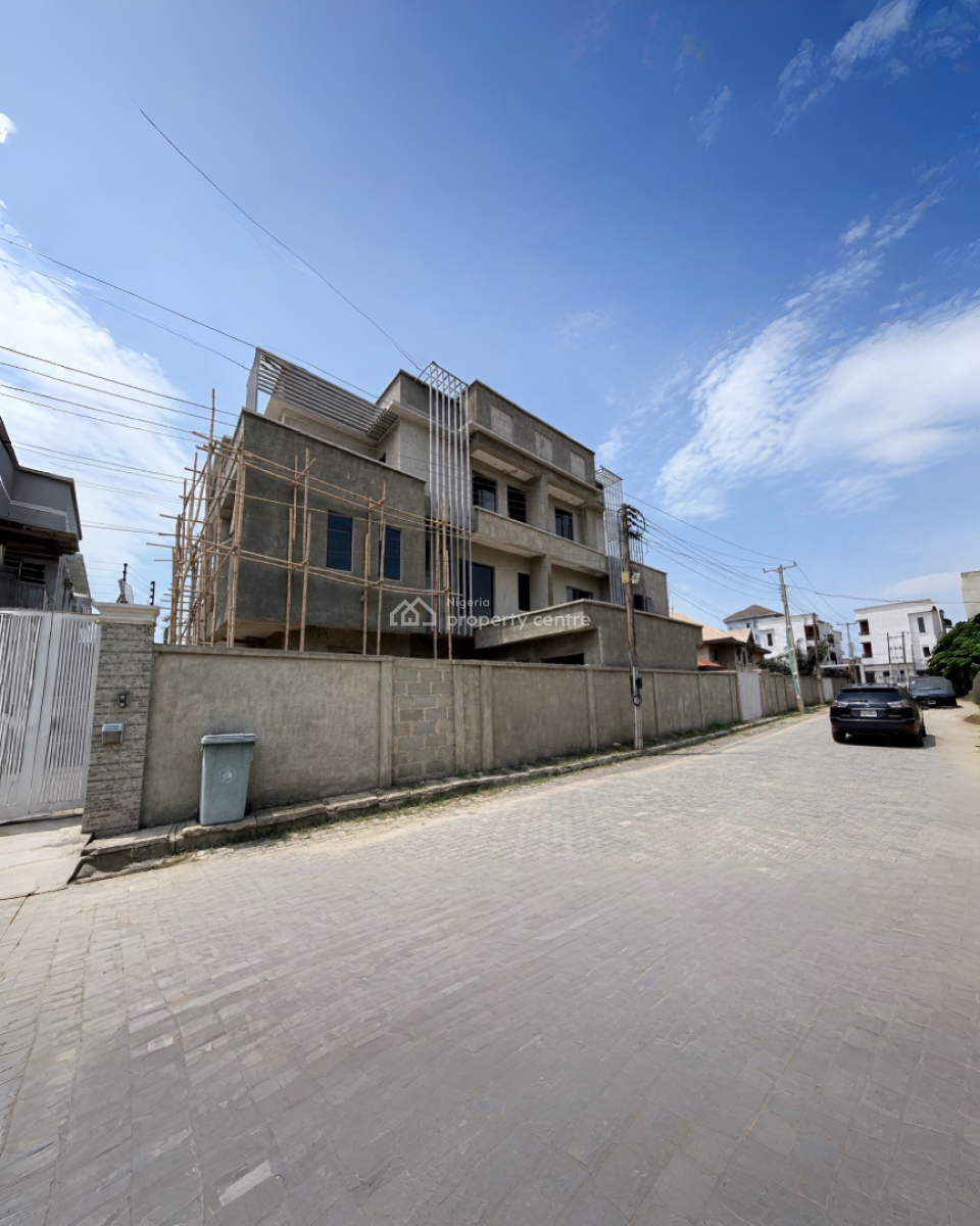 2 Units of 4 Bedroom Semi Detached Duplexes with Bq, Ayodele Awodehin Close, Behind Zenith Bank, Osapa London, Lekki, Osapa, Lekki, Lagos, Semi-detached Duplex for Sale