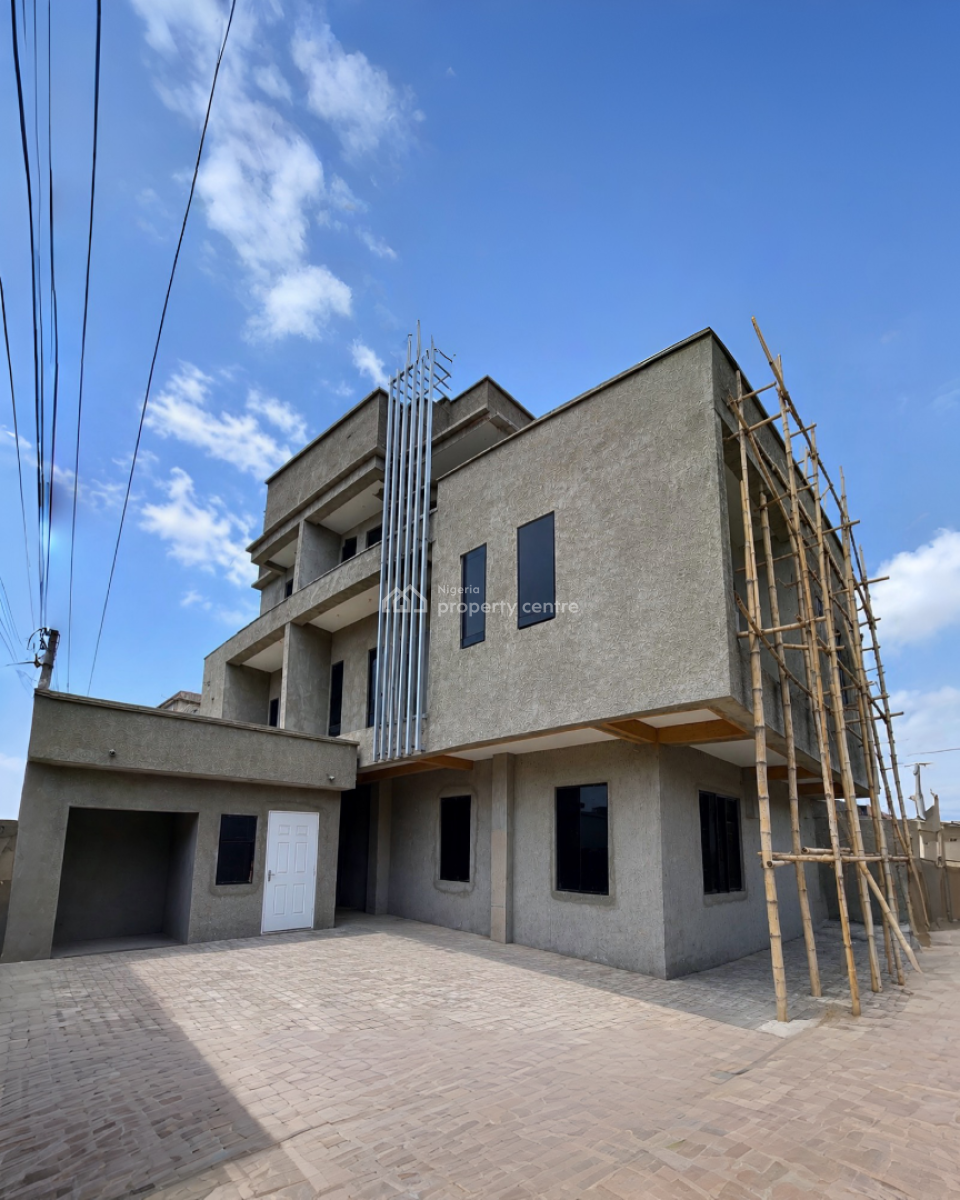 2 Units of 4 Bedroom Semi Detached Duplexes with Bq, Ayodele Awodehin Close, Behind Zenith Bank, Osapa London, Lekki, Osapa, Lekki, Lagos, Semi-detached Duplex for Sale
