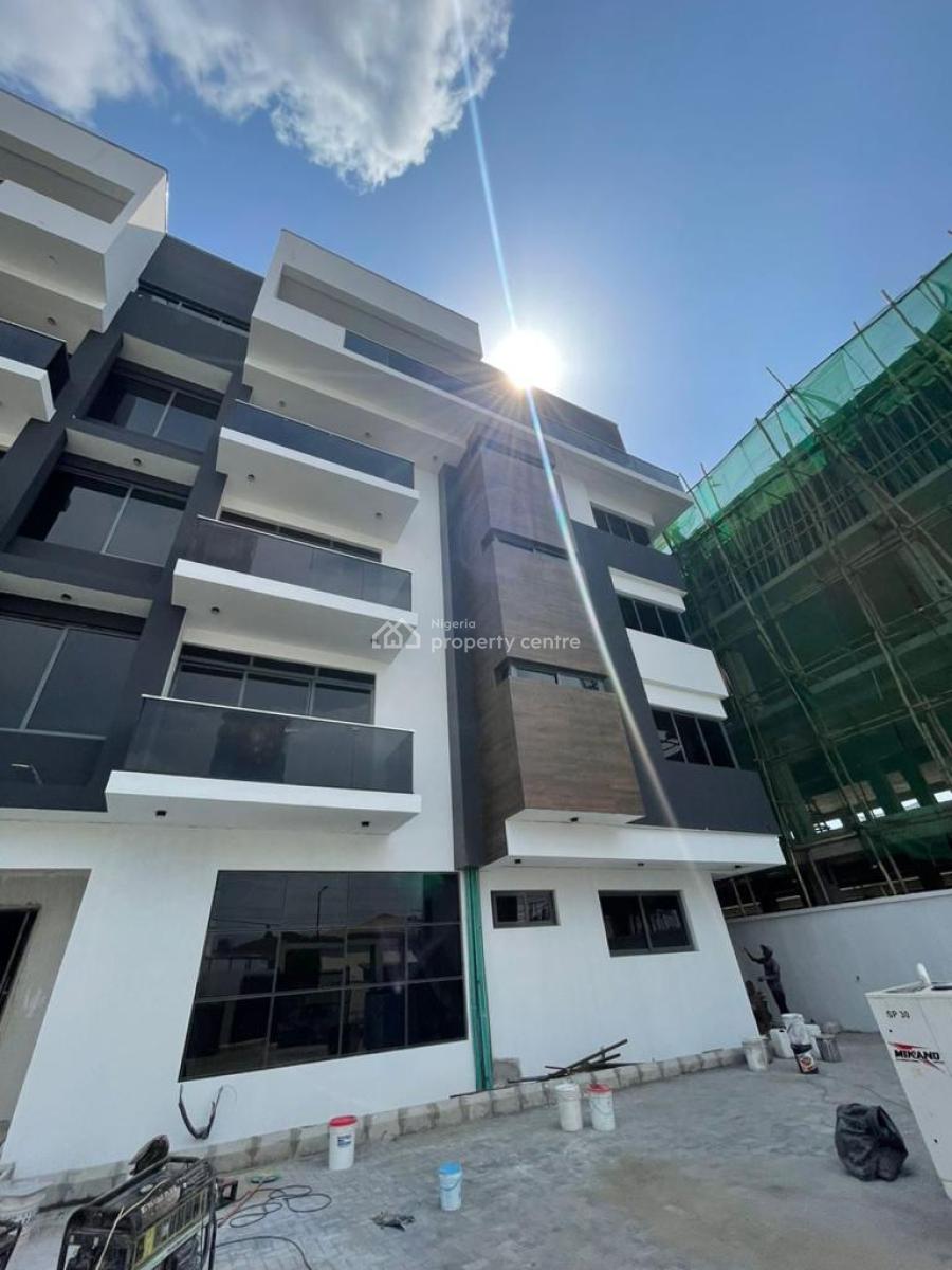 a Lovely & Fully  Serviced 3 Bedroom Apartment with a Room Bq, Lekki Phase 1, Lekki, Lagos, Flat / Apartment for Rent