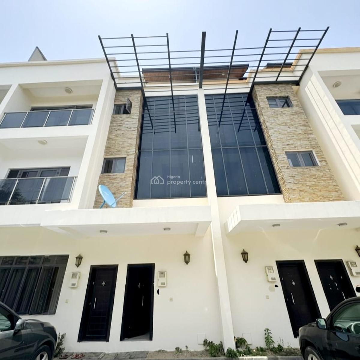 Lekki Right 3 Bedroom Terrace, Milano Estates, Ikate, Lekki, Lagos, Terraced Duplex for Rent