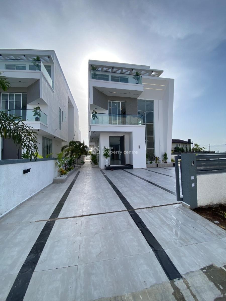 Newly Built 5 Bedroom Duplex with Spacious Car Park, Osapa London, Lekki, Lagos, Detached Duplex for Sale