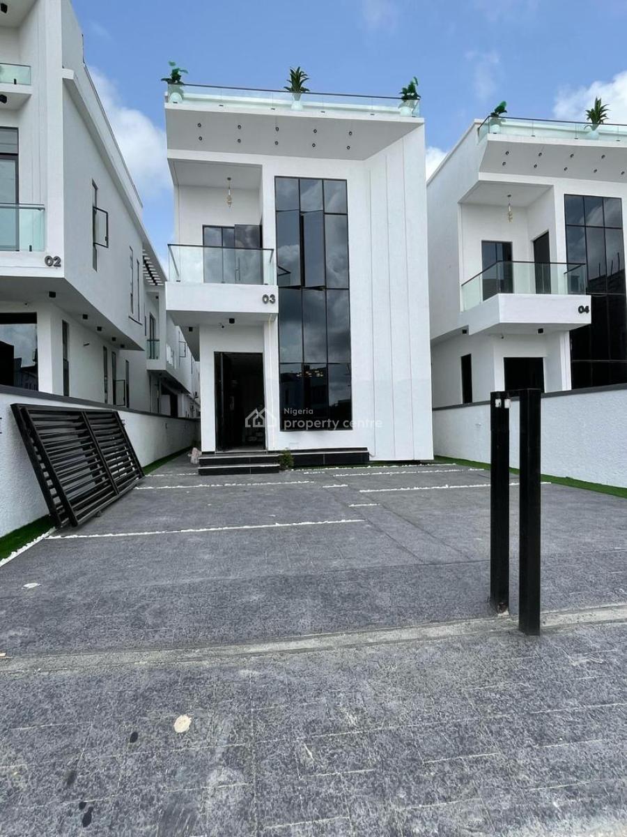 5 Bedroom Duplex with a Bq and Swimming Pool, Chevron Drive, Lekki Phase 2, Lekki, Lagos, Detached Duplex for Sale