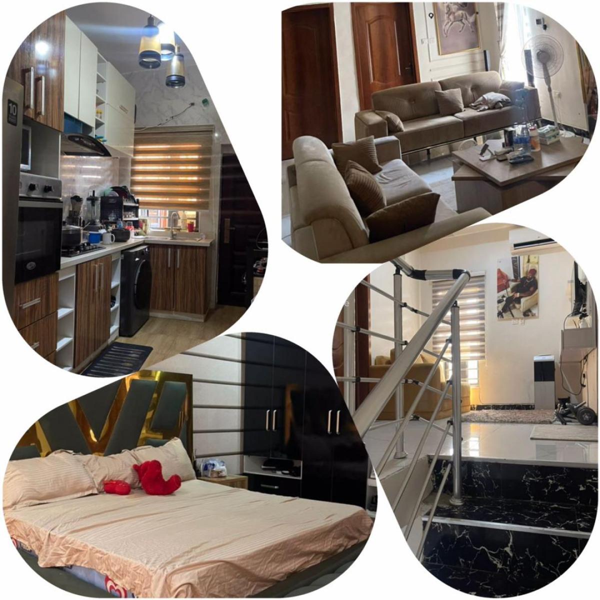 Fully Furnished,3 Bedroom Semi-detached, Duplex, Ikota Gra,lekki, Ikota, Lekki, Lagos, Semi-detached Duplex for Rent