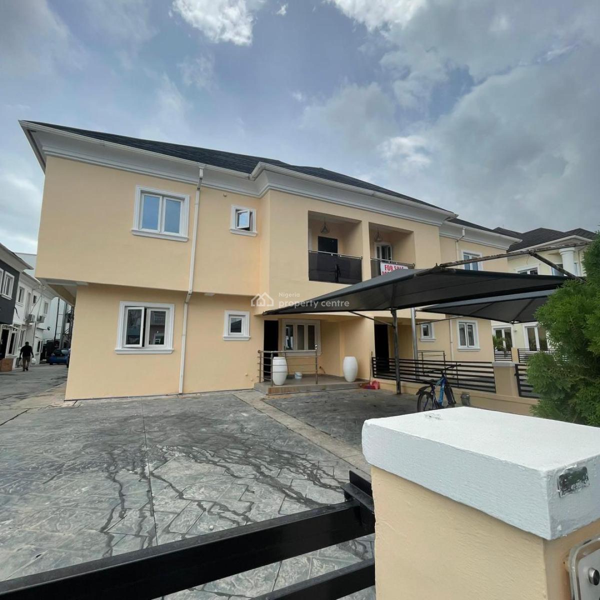 Luxurious 5 Bedroom Semi Detached Duplex with Bq, Osapa, Lekki, Lagos, Semi-detached Duplex for Sale