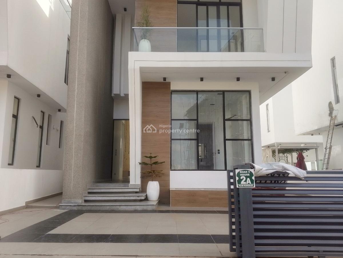 Fully Detached 5 Bedroom Duplex with a Pool, Off Pinnock Beach Road., Osapa, Lekki, Lagos, Detached Duplex for Sale