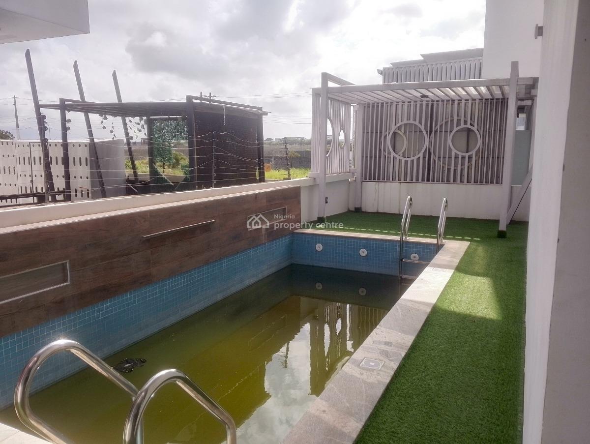 Fully Detached 5 Bedroom Duplex with a Pool, Off Pinnock Beach Road., Osapa, Lekki, Lagos, Detached Duplex for Sale