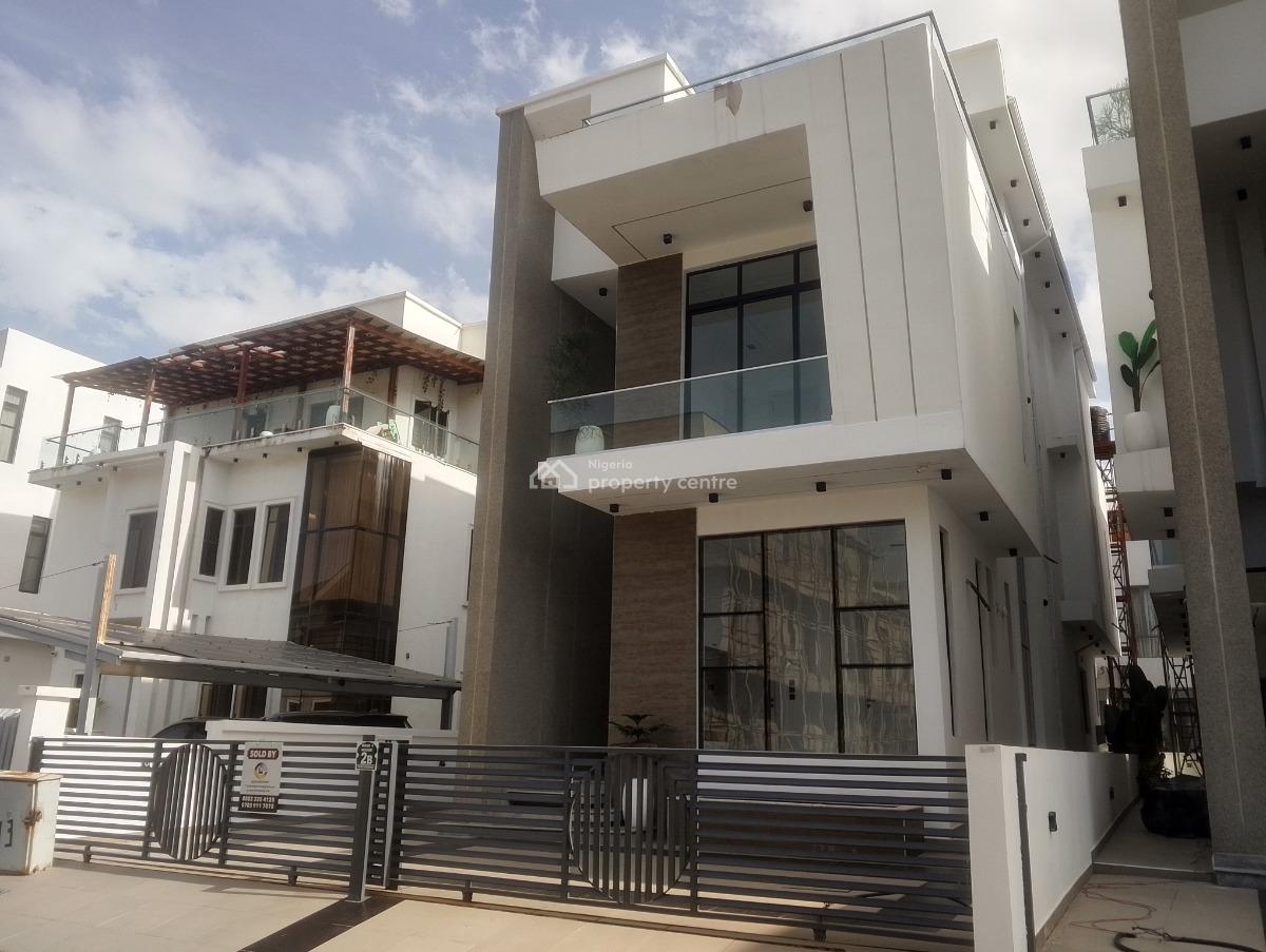 Fully Detached 5 Bedroom Duplex with a Pool, Off Pinnock Beach Road., Osapa, Lekki, Lagos, Detached Duplex for Sale