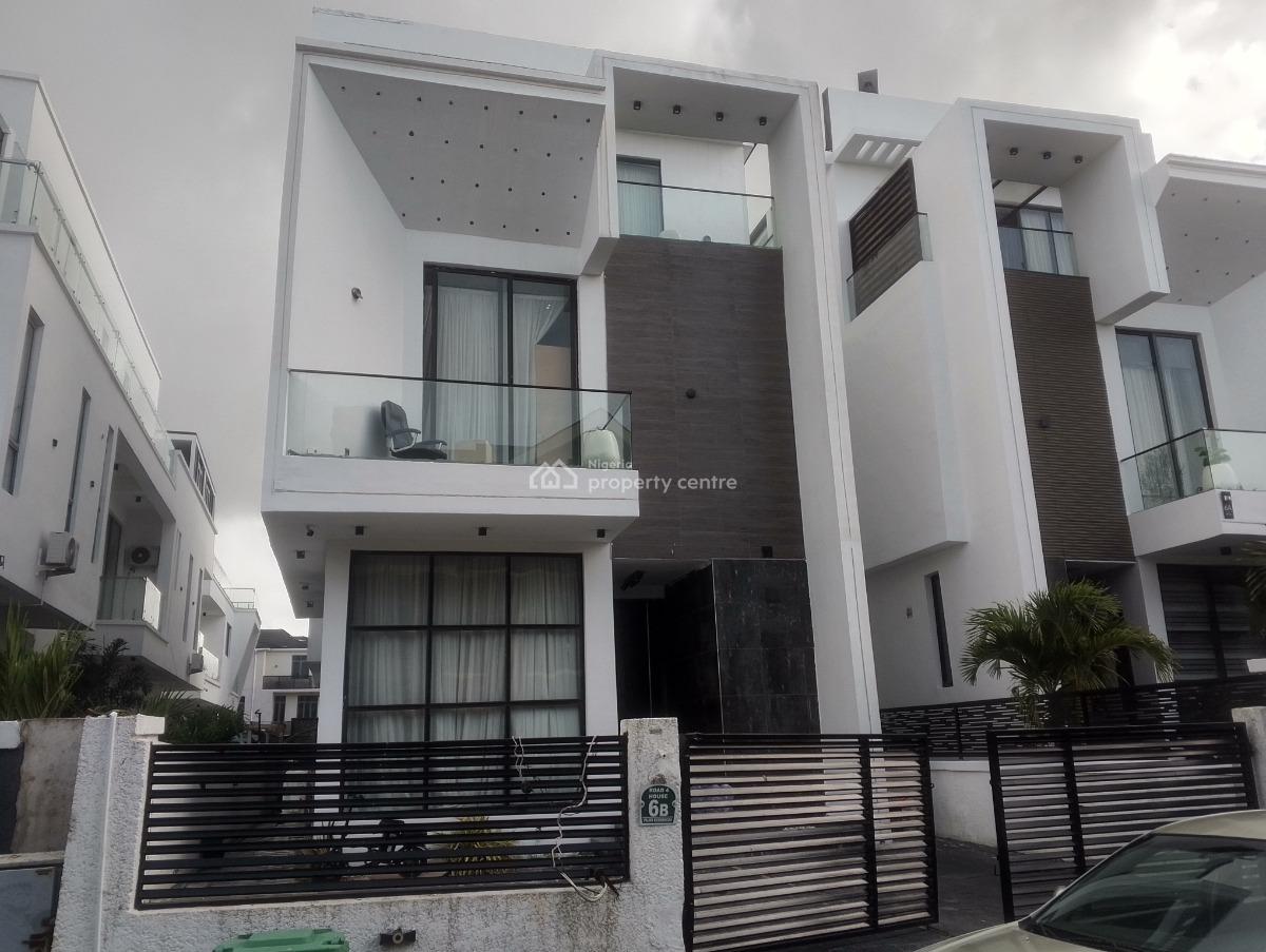 Fully Furnished 5 Bedroom Detached House with a Swimming Pool, Off Pinnock Beach Road, Lekki, Osapa, Lekki, Lagos, Detached Duplex for Sale