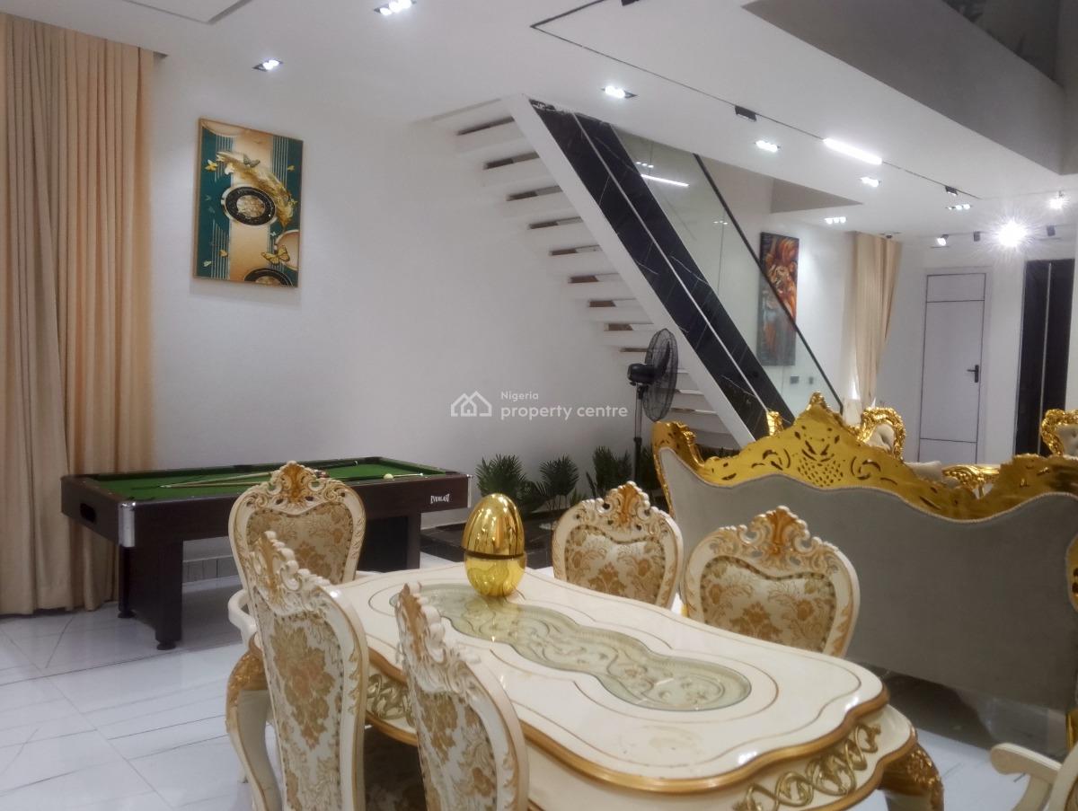 Fully Furnished 5 Bedroom Detached House with a Swimming Pool, Off Pinnock Beach Road, Lekki, Osapa, Lekki, Lagos, Detached Duplex for Sale