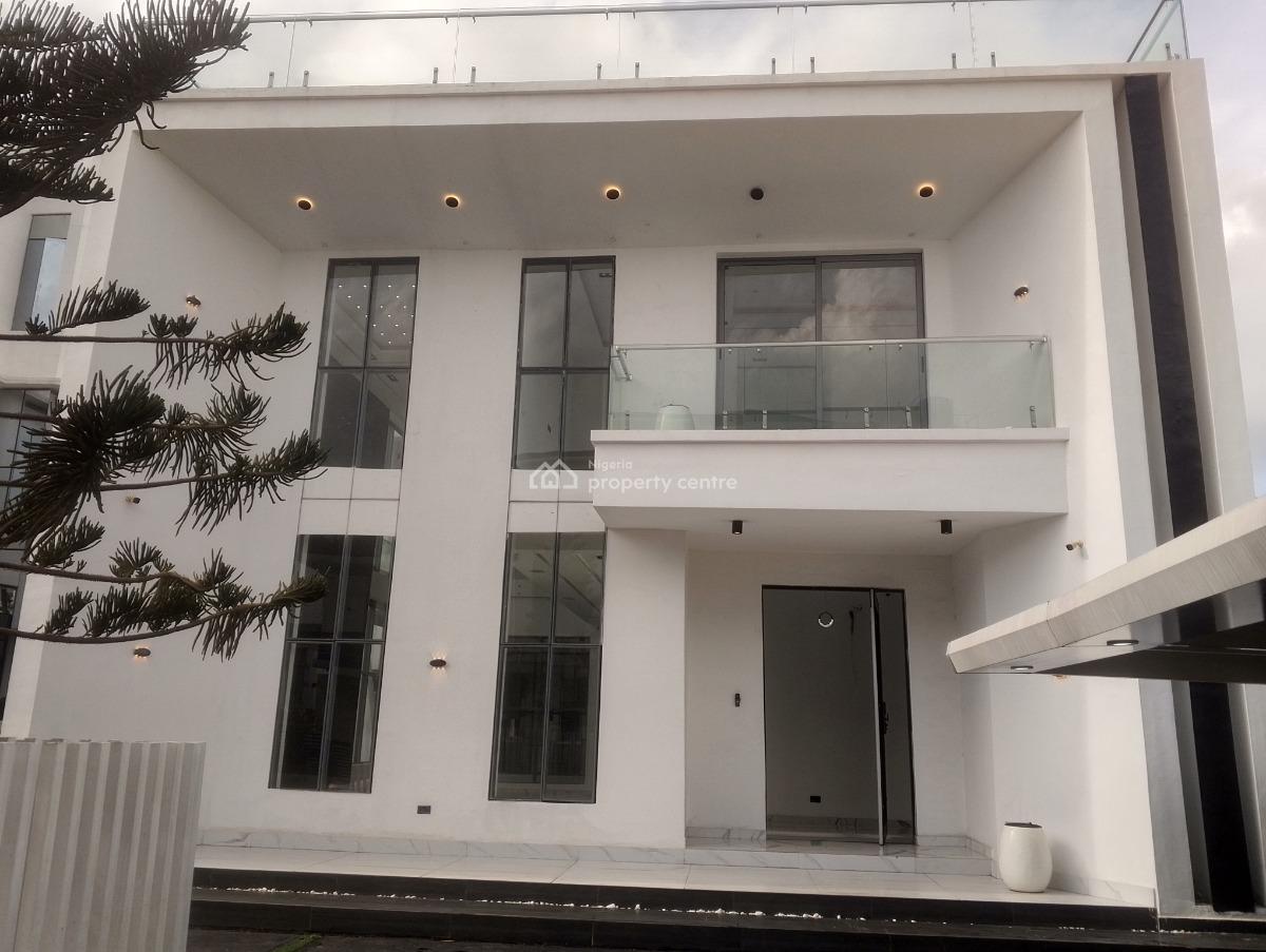 Brand New 5 Bedroom Detached Duplex with a Swimming Pool, Off Pinnock Beach Estate Road, Osapa, Osapa, Lekki, Lagos, Detached Duplex for Sale