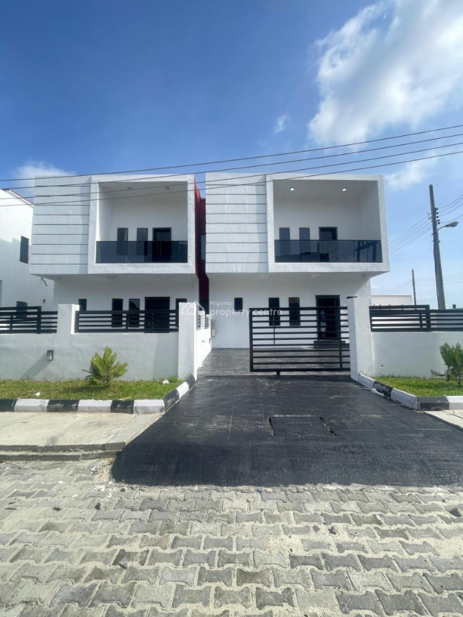 Beautiful 4 Bedroom Semi Detached Duplex with a Bq, Ajah, Lagos, Semi-detached Duplex for Sale