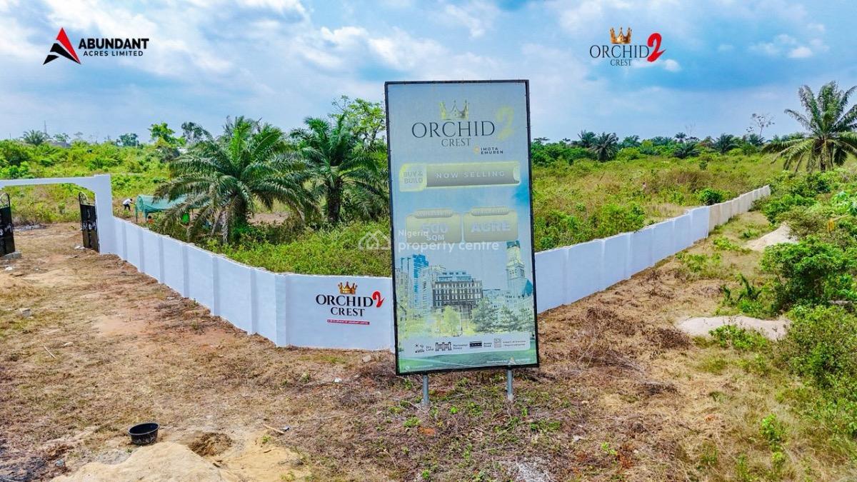 Buy & Build in Imota Ikorodu --- 100% Dry Land, Gym + Smart Garden, Orchid Crest Estate, Imota, Shares Landmark with Caleb University, Ikorodu, Lagos, Mixed-use Land for Sale