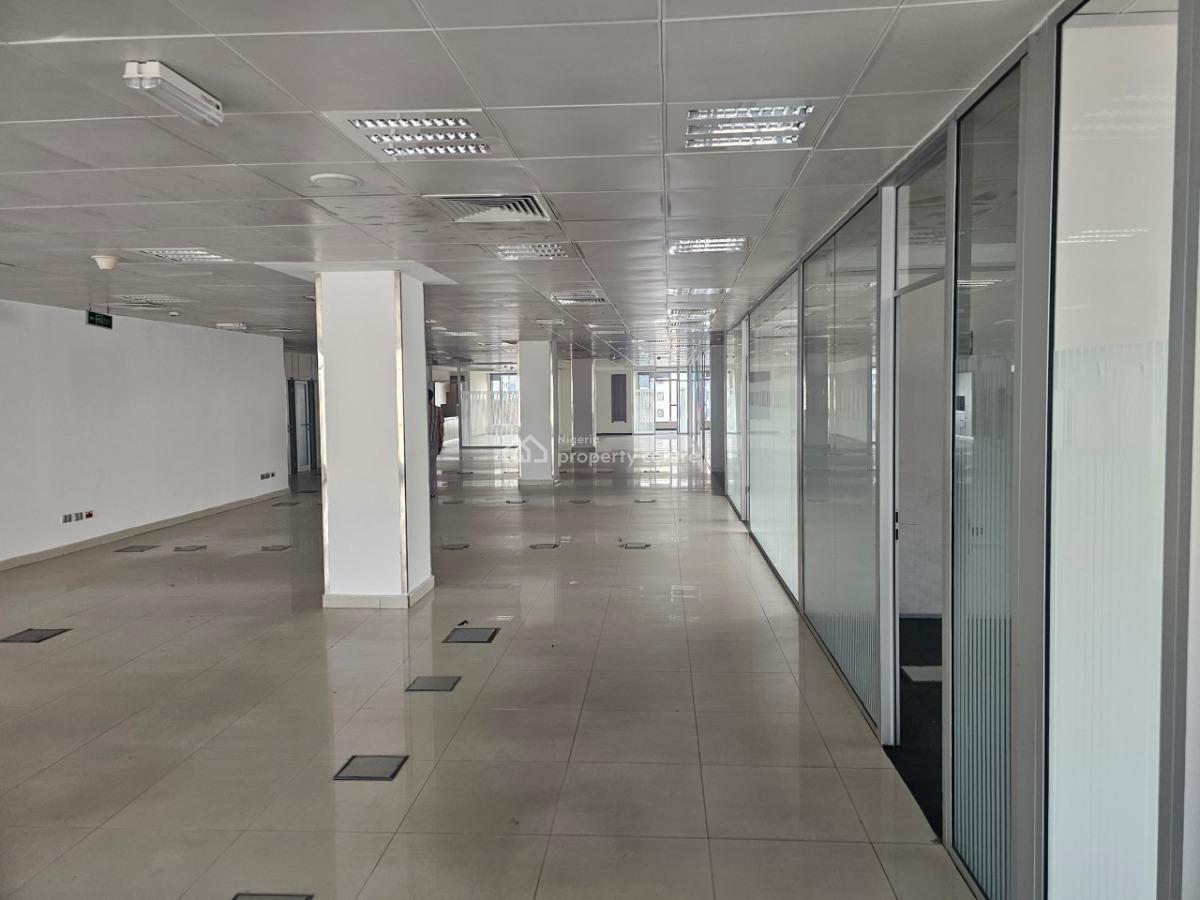Prime 1,335 Sqm Serviced Office Space Available, Victoria Island (vi), Lagos, Office Space for Rent