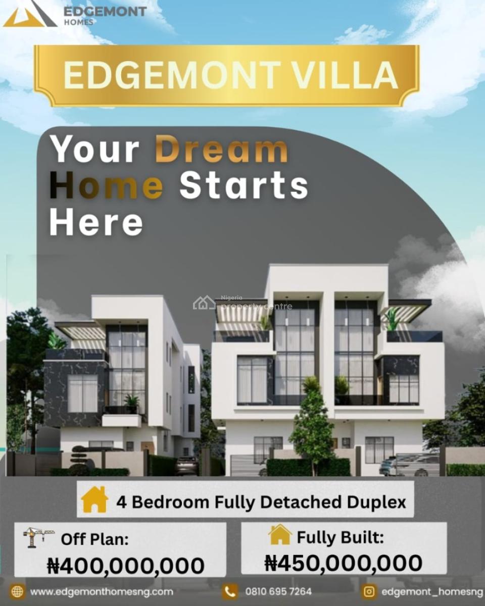 Spacious 5-bedroom Duplexes with Bq,, Ogudu Gra 15 Minutes From Ikeja Gra, Ogudu, Lagos, Detached Duplex for Sale