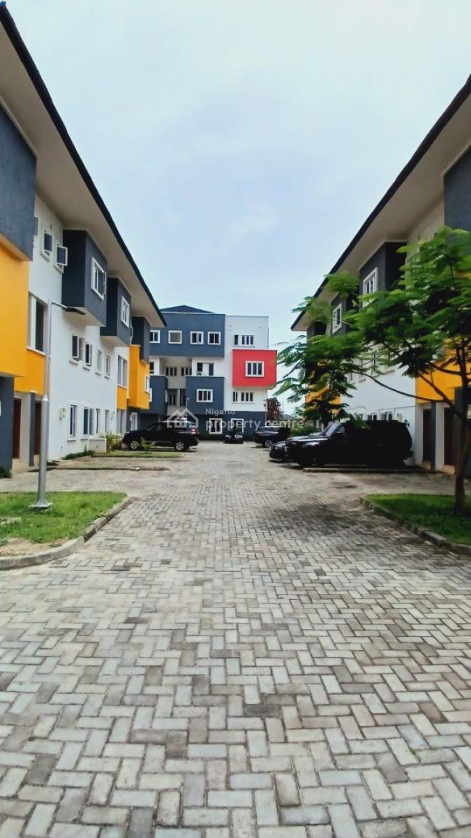 Hot Deal. 3bedroom Terraced Duplex with Bq, Gated Estate, Ikate, Lekki, Lagos, Terraced Duplex for Rent