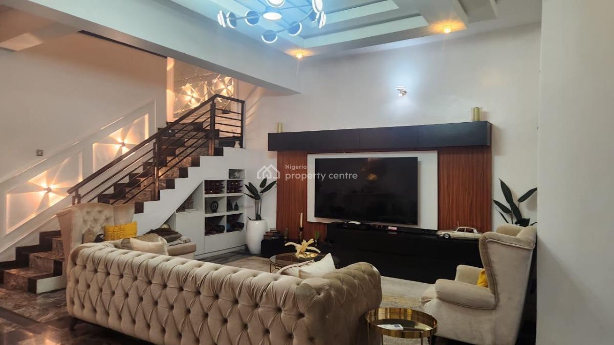 Fully Furnished 5bed Semi-detached Duplex Inside an Estate with Bq, Ikeja Gra, Ikeja, Lagos, Semi-detached Duplex for Rent