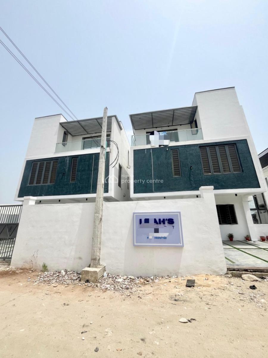 Luxurious 4 Bedroom Newly Built Semi-detached Duplex with Bq, Ologolo, Lekki, Lagos, Detached Duplex for Rent