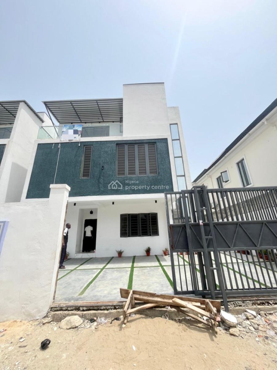 Luxurious 4 Bedroom Newly Built Semi-detached Duplex with Bq, Ologolo, Lekki, Lagos, Detached Duplex for Rent