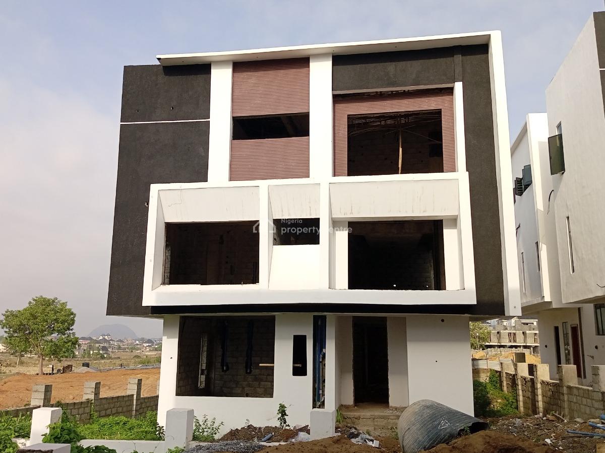 5bedroom Detached Carcass with Roof Top Swimming Pool, River Park Estate, Lugbe District, Abuja, Detached Duplex for Sale