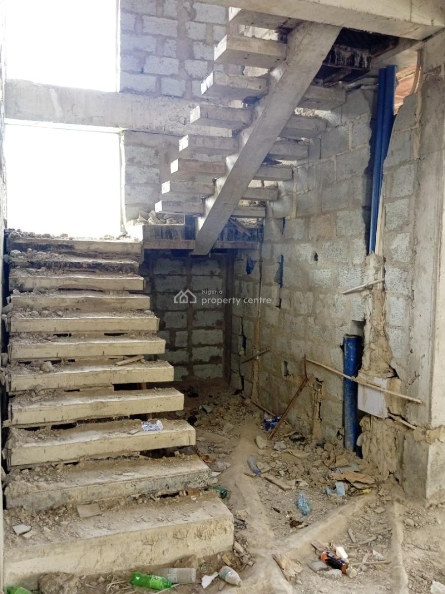 5bedroom Detached Carcass with Roof Top Swimming Pool, River Park Estate, Lugbe District, Abuja, Detached Duplex for Sale