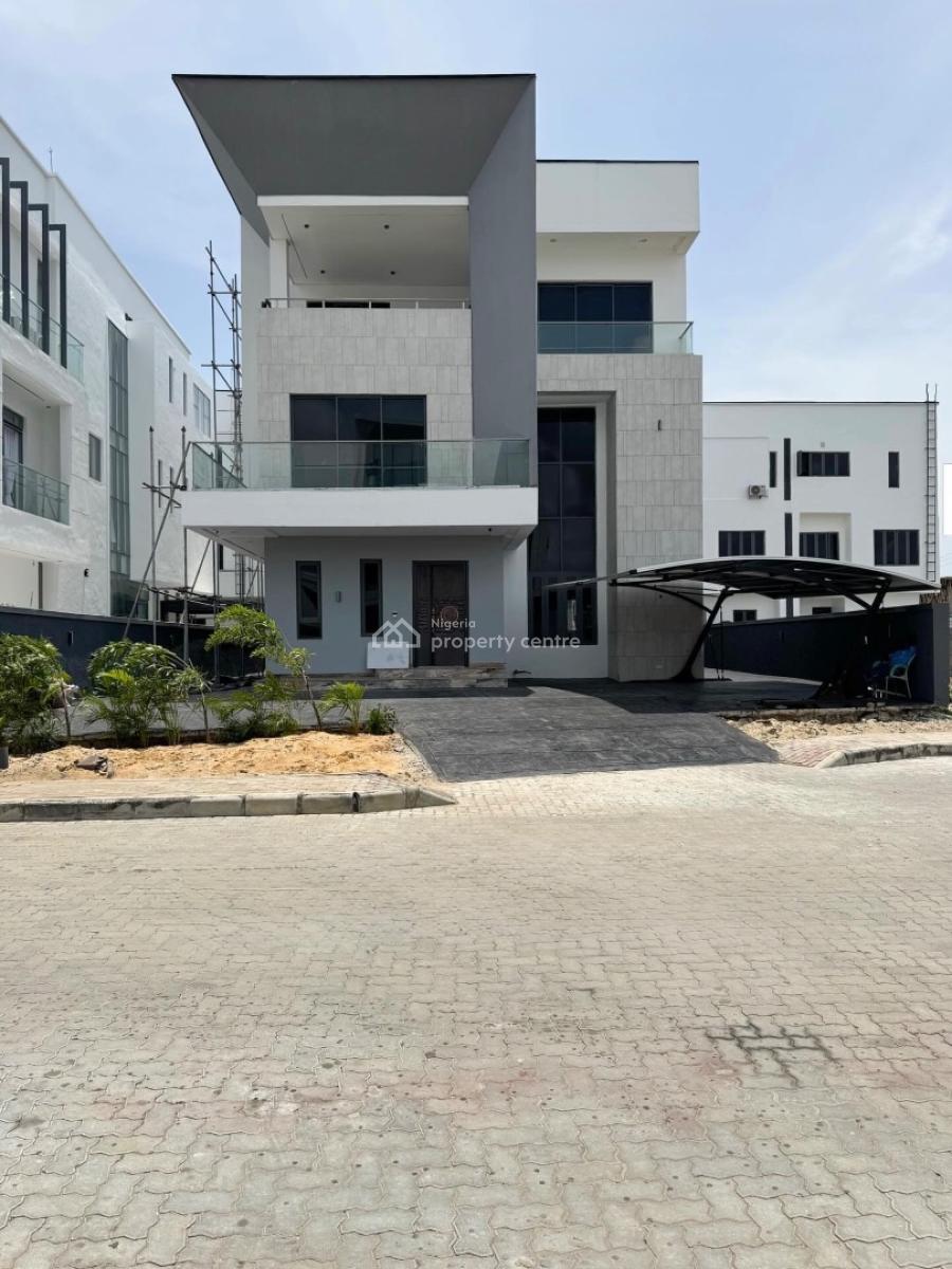 Massive 5 Bedroom Duplex with Pool, Cinema & Elevator, Exquisitely Built Duplex with Top Notch Finishings in a Secured Estate, Ikate, Lekki, Lagos, Detached Duplex for Sale