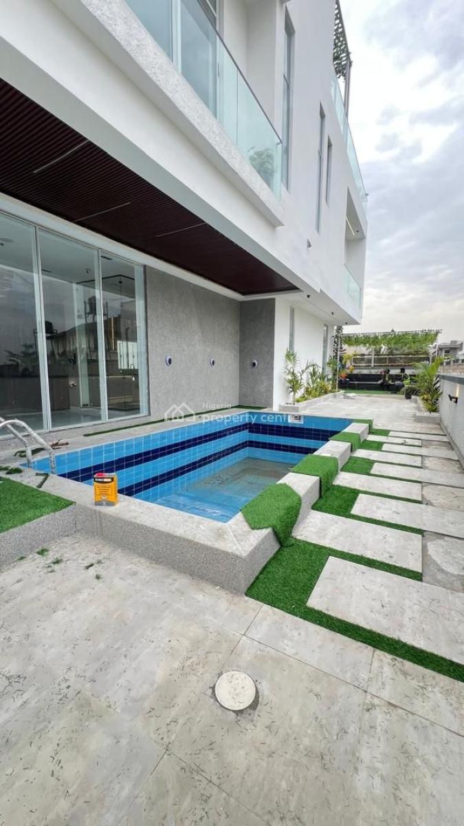 Contemporary 5 Bedroom Detached Duplex with Pool, Cinema & Gym, Osapa, Lekki, Lagos, House for Sale