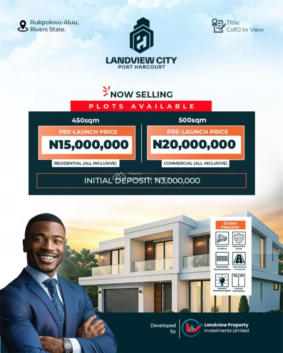 Land with High Roi Potential in Serene Location, Rukpokwu-aluu, Rukpokwu, Port Harcourt, Rivers, Mixed-use Land for Sale