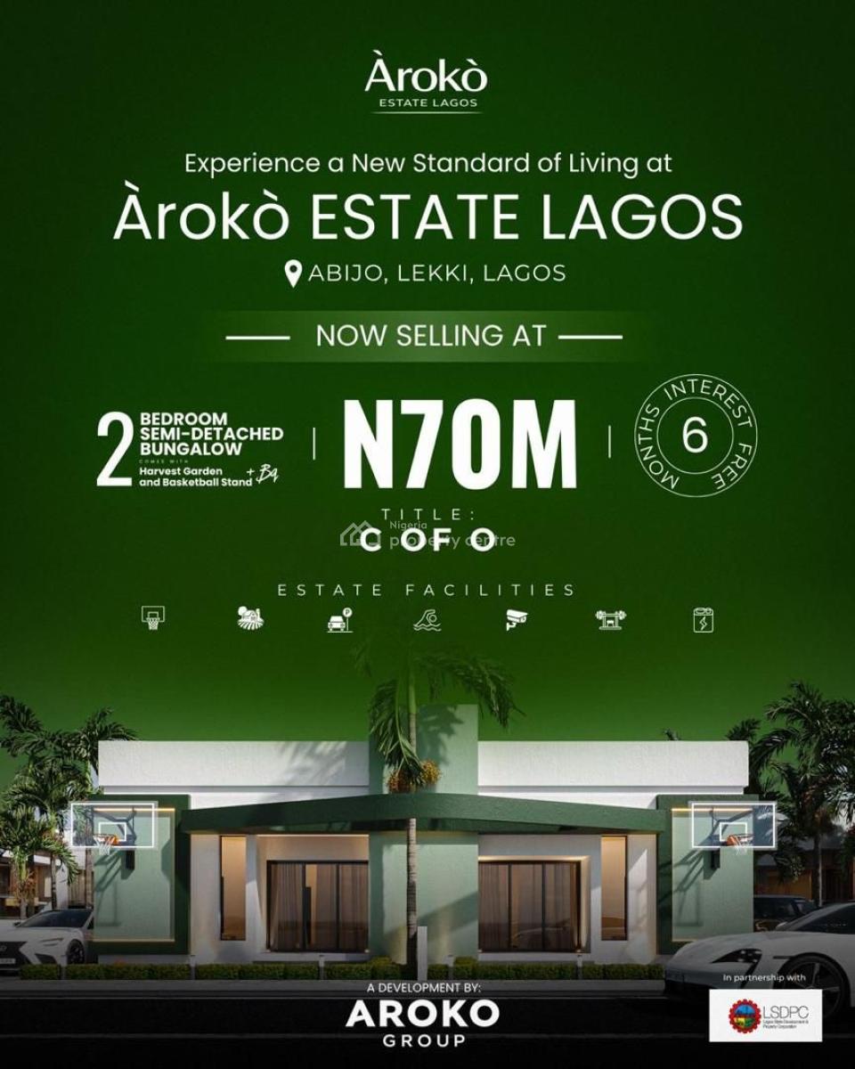Buy and Build in Aroko Estate with Cofo, Ibeju, Ibeju, Lagos, Detached Bungalow for Sale