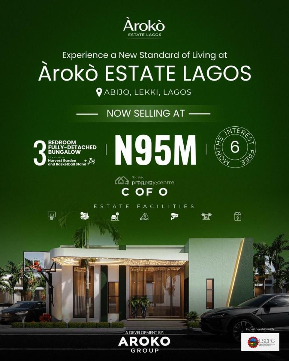 Buy and Build in Aroko Estate with Cofo, Ibeju, Ibeju, Lagos, Detached Bungalow for Sale