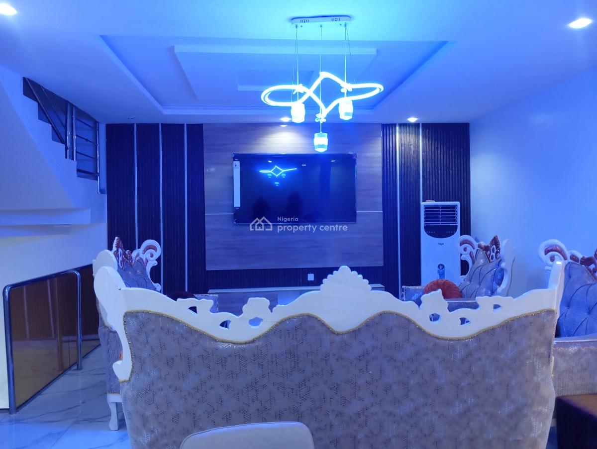 a Deluxe 3-bedroom Duplex with Wifi, Netflix Etc, Off Isaac John Street Ikeja G.r.a, Ikeja Gra, Ikeja, Lagos, Terraced Duplex Short Let