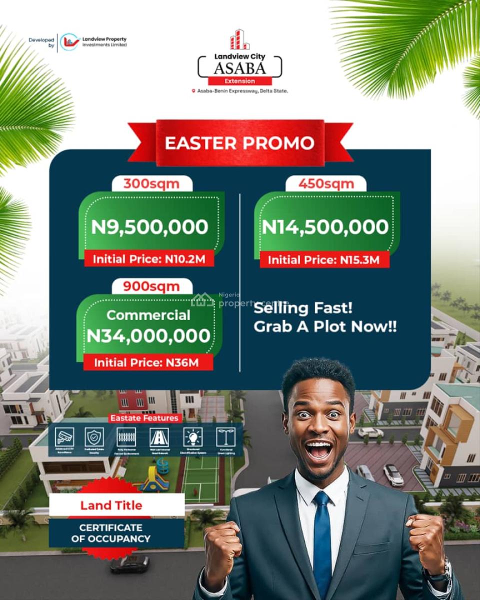 Premium Land with Good Title, Prime Location, High Roi, Along Benin -asaba Express Way, Asaba, Delta, Mixed-use Land for Sale