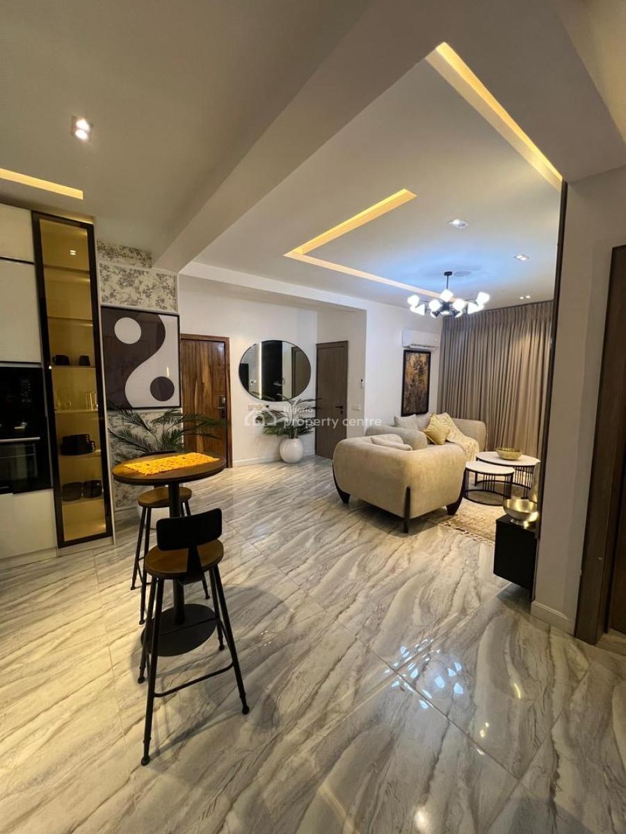 a Brand New Luxury 2 Bedroom with 2 Balconies, Ps5, Gym, Smart Door, Lekki Phase 1, Lekki, Lagos, Flat / Apartment Short Let
