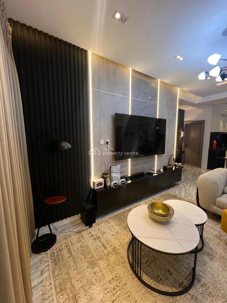 a Brand New Luxury 2 Bedroom with 2 Balconies, Ps5, Gym, Smart Door, Lekki Phase 1, Lekki, Lagos, Flat / Apartment Short Let