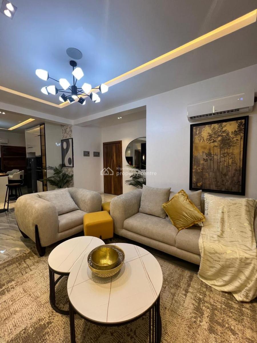 a Brand New Luxury 2 Bedroom with 2 Balconies, Ps5, Gym, Smart Door, Lekki Phase 1, Lekki, Lagos, Flat / Apartment Short Let