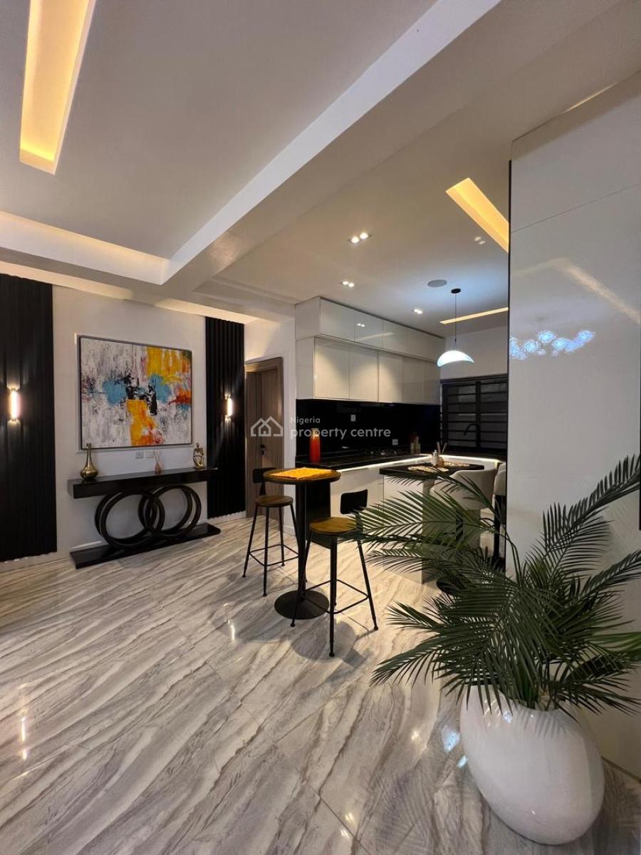 a Brand New Luxury 2 Bedroom with 2 Balconies, Ps5, Gym, Smart Door, Lekki Phase 1, Lekki, Lagos, Flat / Apartment Short Let