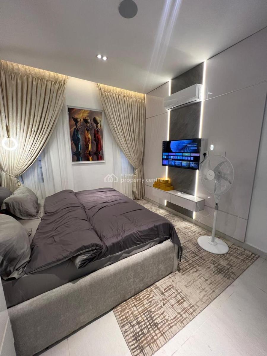 a Brand New Luxury 2 Bedroom with 2 Balconies, Ps5, Gym, Smart Door, Lekki Phase 1, Lekki, Lagos, Flat / Apartment Short Let